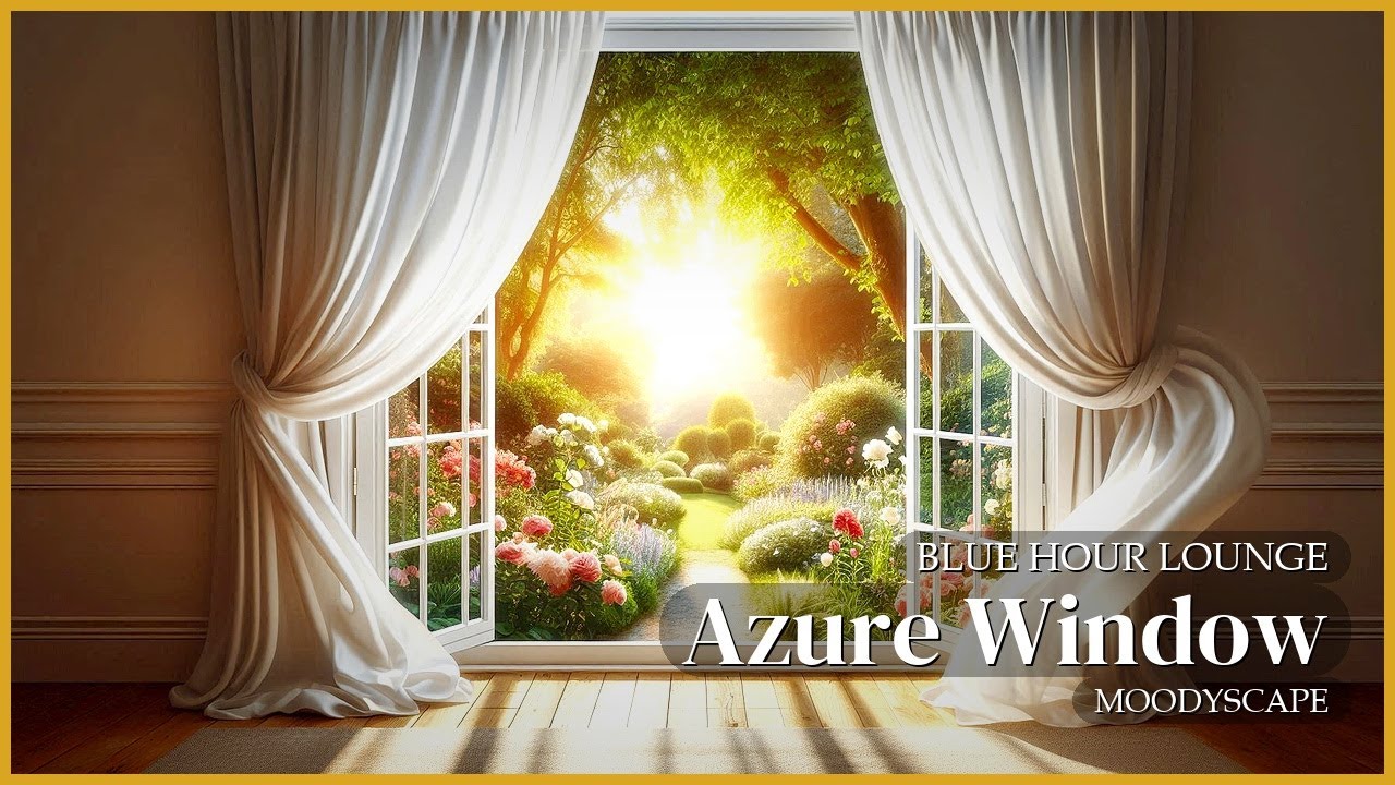 Azure Window — Soft Jazz Sax Lounge for Evening Focus (2 Hours)
