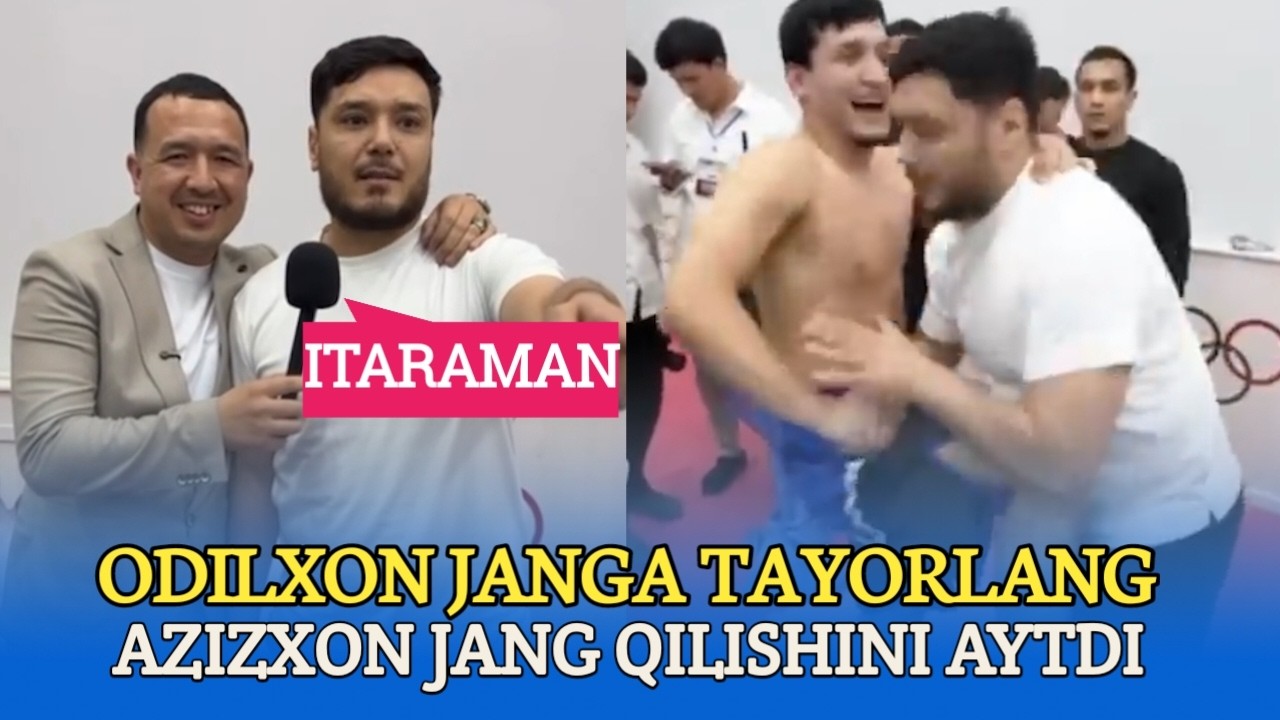 Azizxon Tiktoker vs Odilxon Kamolov Boksda Jang Qilaman