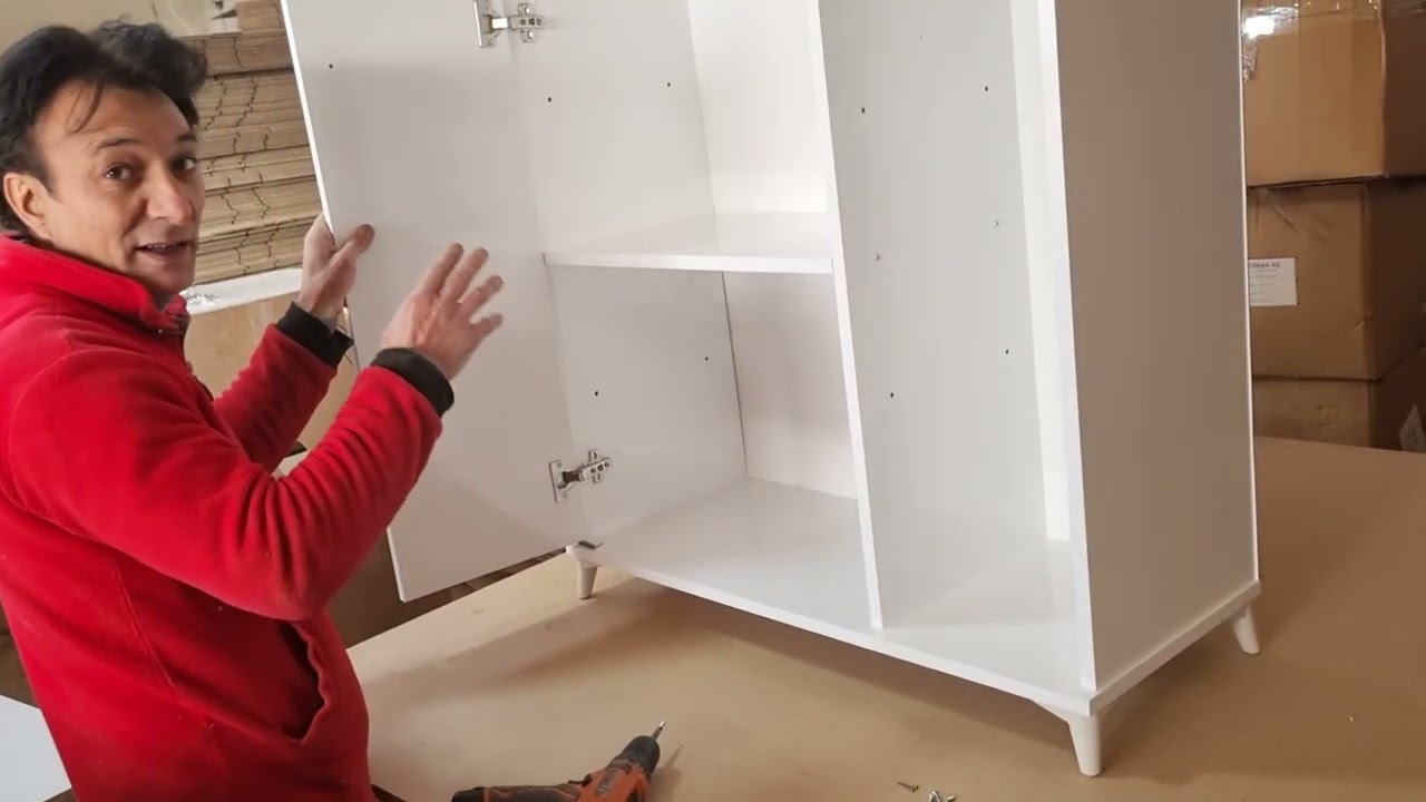 3 kapaklı ayakkabılık kurulum videosu