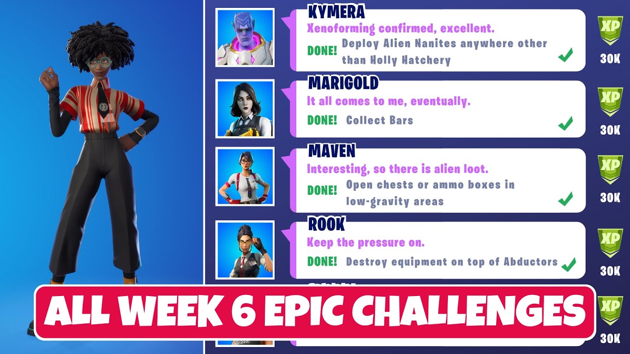 All Week 6 Epic Quest Challenges Guide! - Fortnite Chapter 2 Season 7