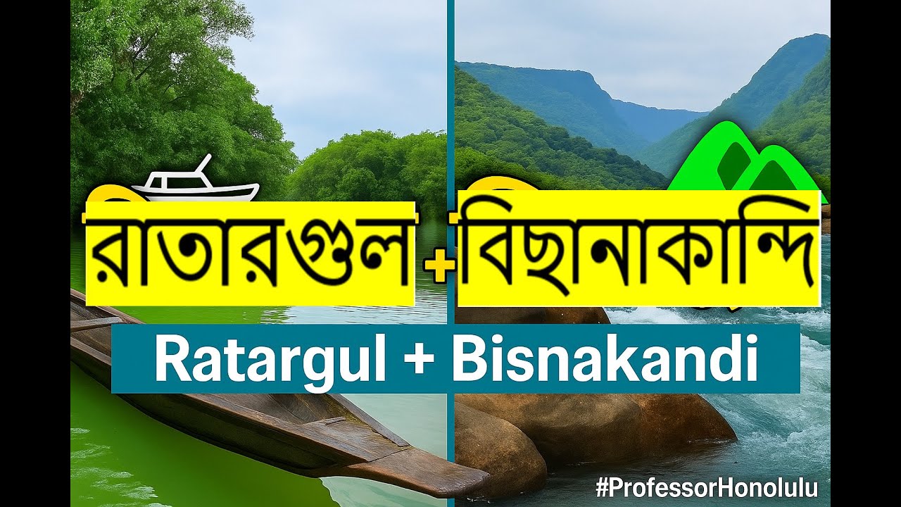 সিলেটের রাতারগুল থেকে বিছানাকান্দি একসাথে যাত্রা | Ratargul to Bisnakandi Travel | Day 3 in Sylhet