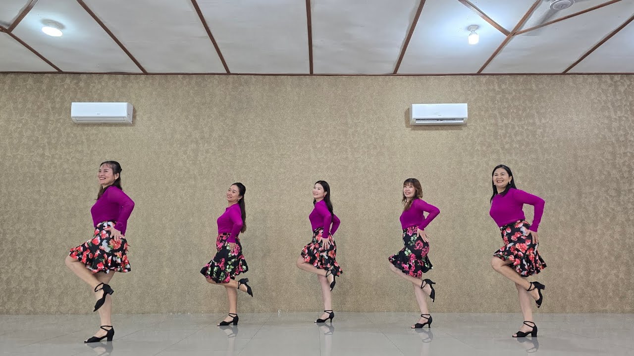 Samo De Ma Getnes (Ups...) - Line Dance // Improver - Demo #samodemagetnes #90sremix #linedancepku 