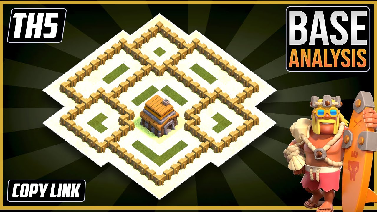 THE Beast TH5 HYBRID/TROPHY Base 2025!! COC Town Hall 5 (TH5) Trophy Base Design &ndash; Clash of Clans