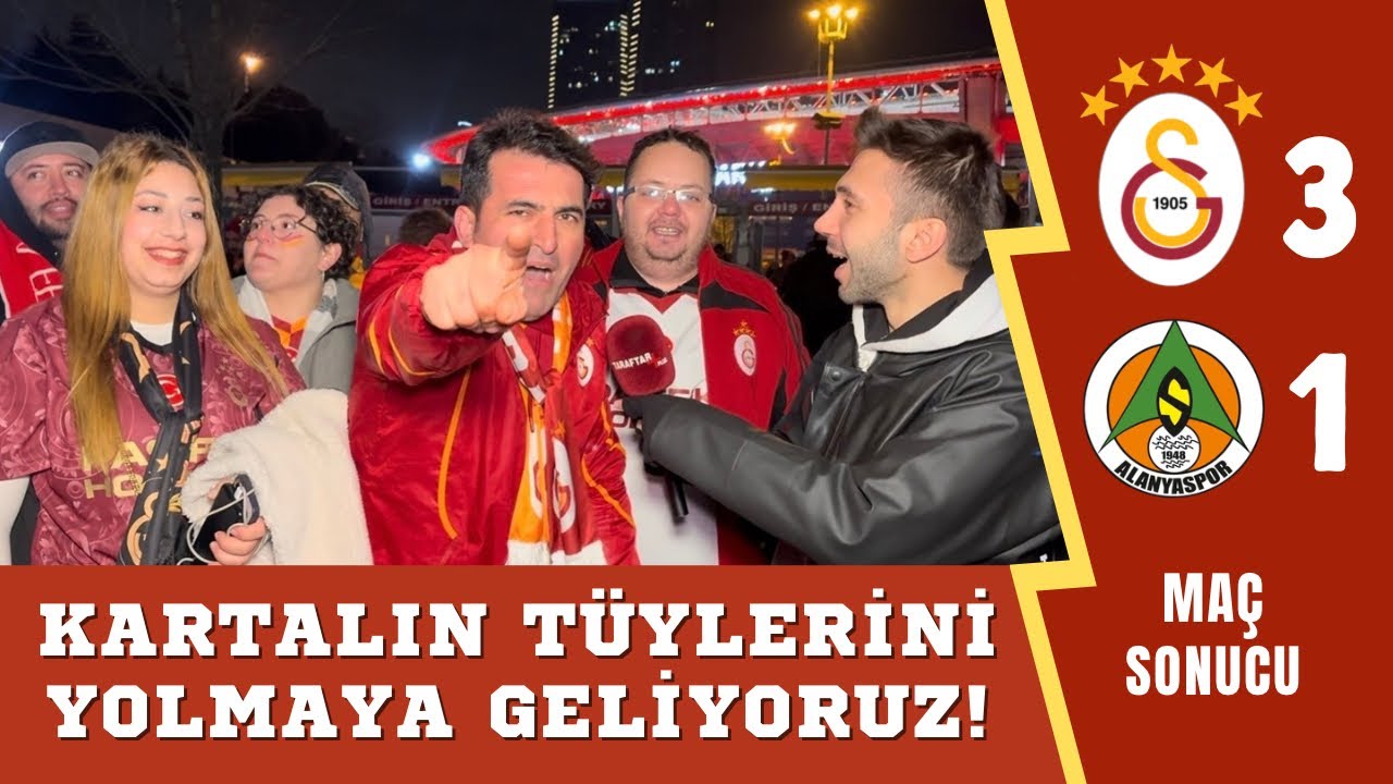 ŞAMPİYONLAR LİGİNİ KAZANACAĞIZ! | Galatasaray 3-1 Alanyaspor Maç Sonu Röportajı #galatasaray 