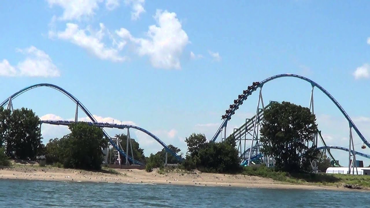 Lyman boating around Cedar Point and Sandusky Bay, Ohio