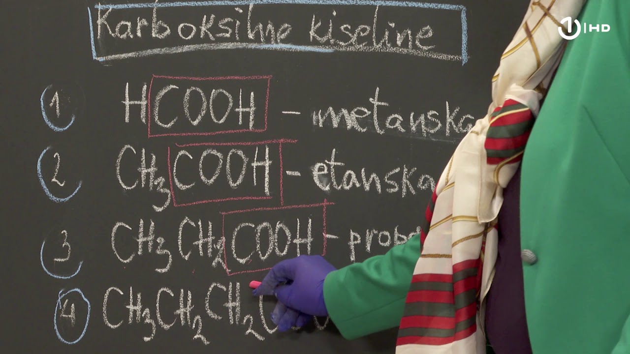 Domaća zadaća za 9. razred: Hemija - Karboksilne kiseline