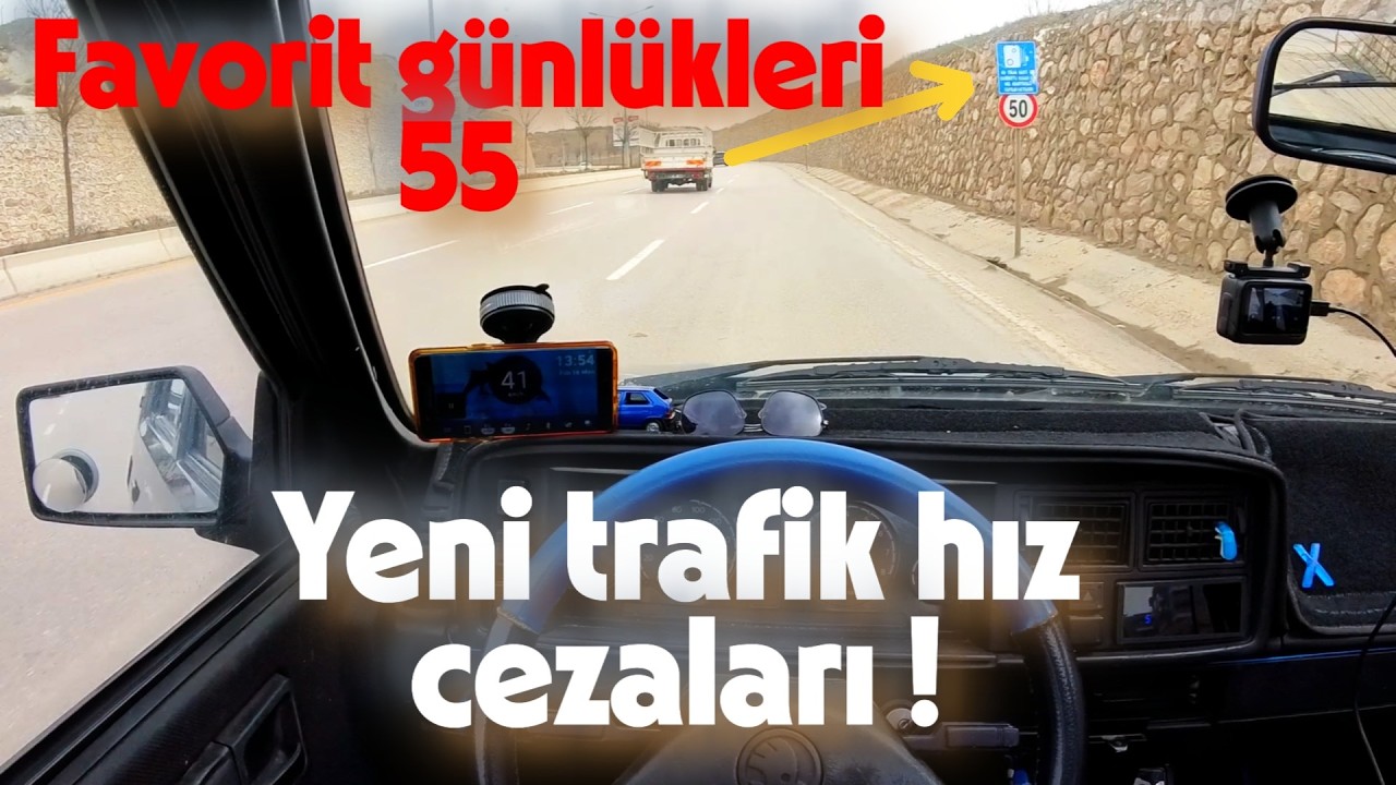 Yeni trafik cezaları,her 5 km aşımda yüksek oranda arttırım !!!!