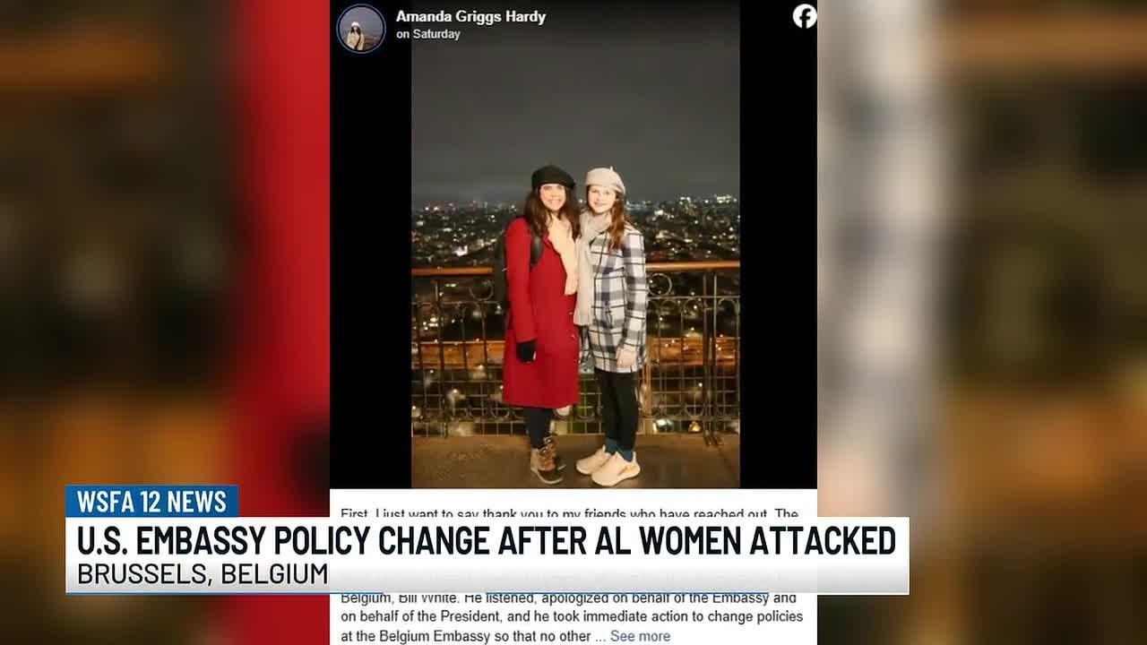 U.S. Embassy policy changes after Alabama women attacked in Brussels