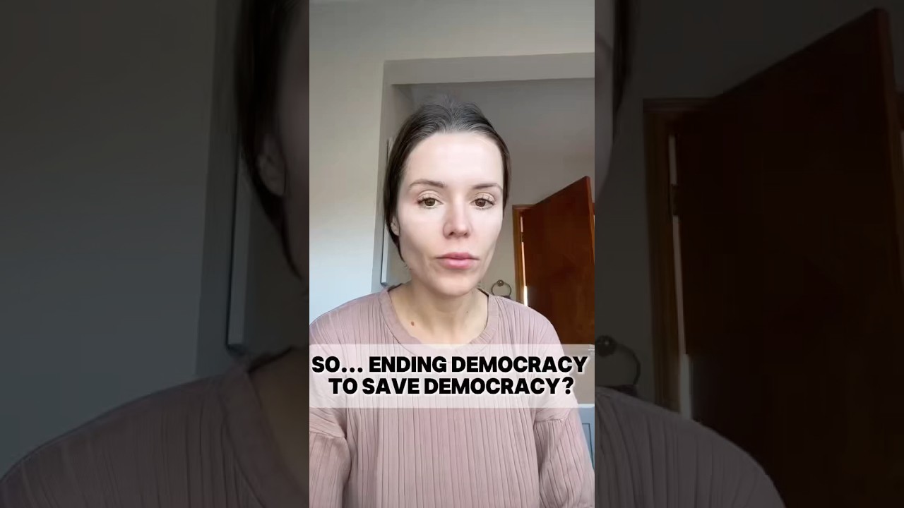 Итак… положить конец демократии, чтобы спасти демократию? 