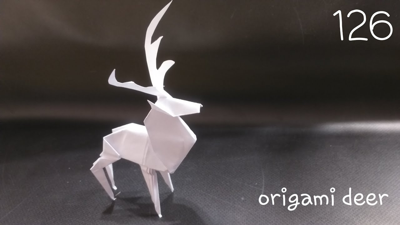 Орігамі олень origami deer