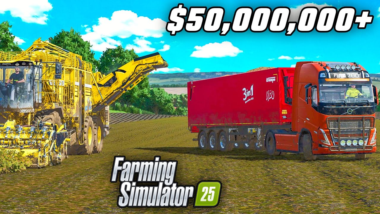 МЫ КУПИЛИ ВСЕ ПОЛЯ?!? 🤯 | Farming Simulator 25 - Ферма &laquo;Дубовый мост&raquo; | Эпизод 10