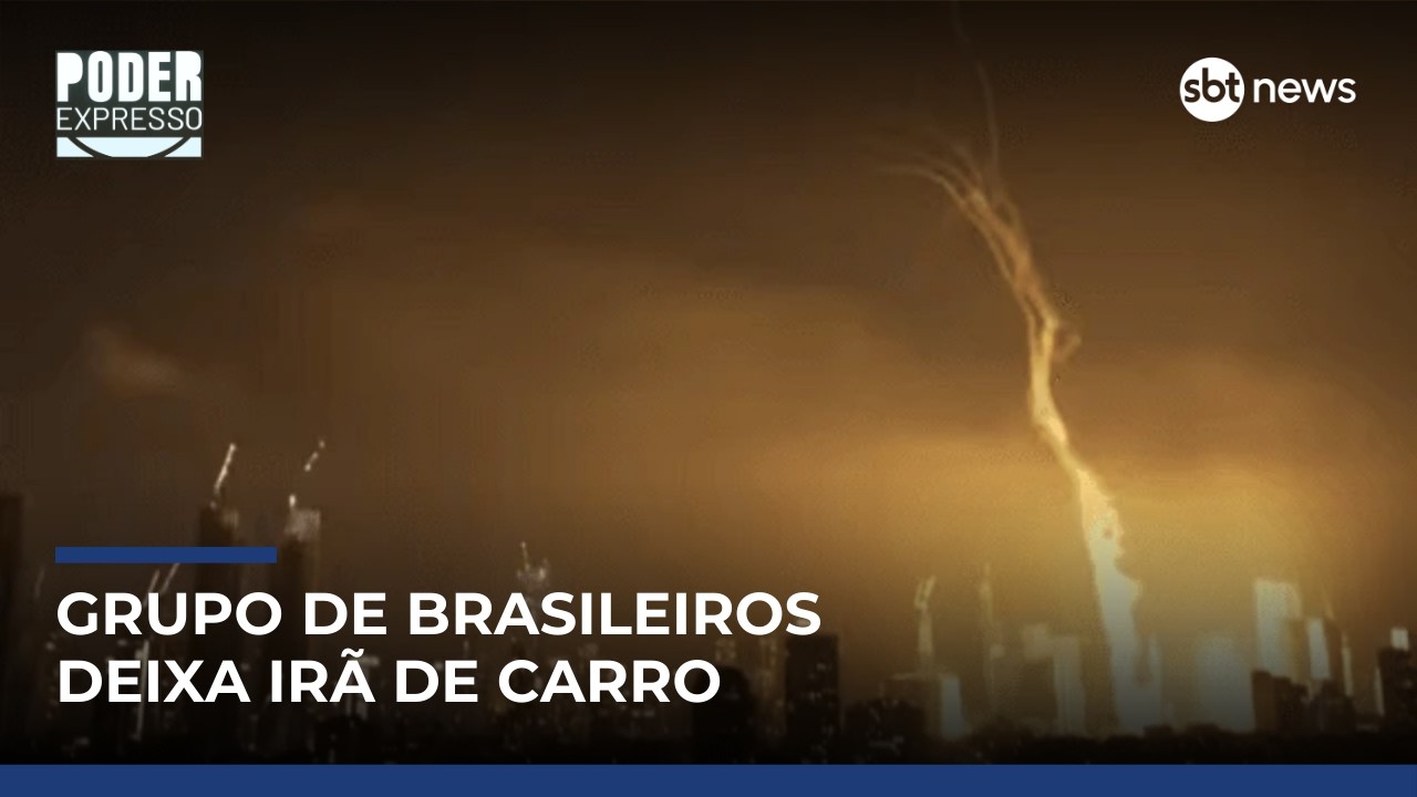 Grupo de seis brasileiros consegue deixar Irã de carro; confira apuração | #PoderExpresso