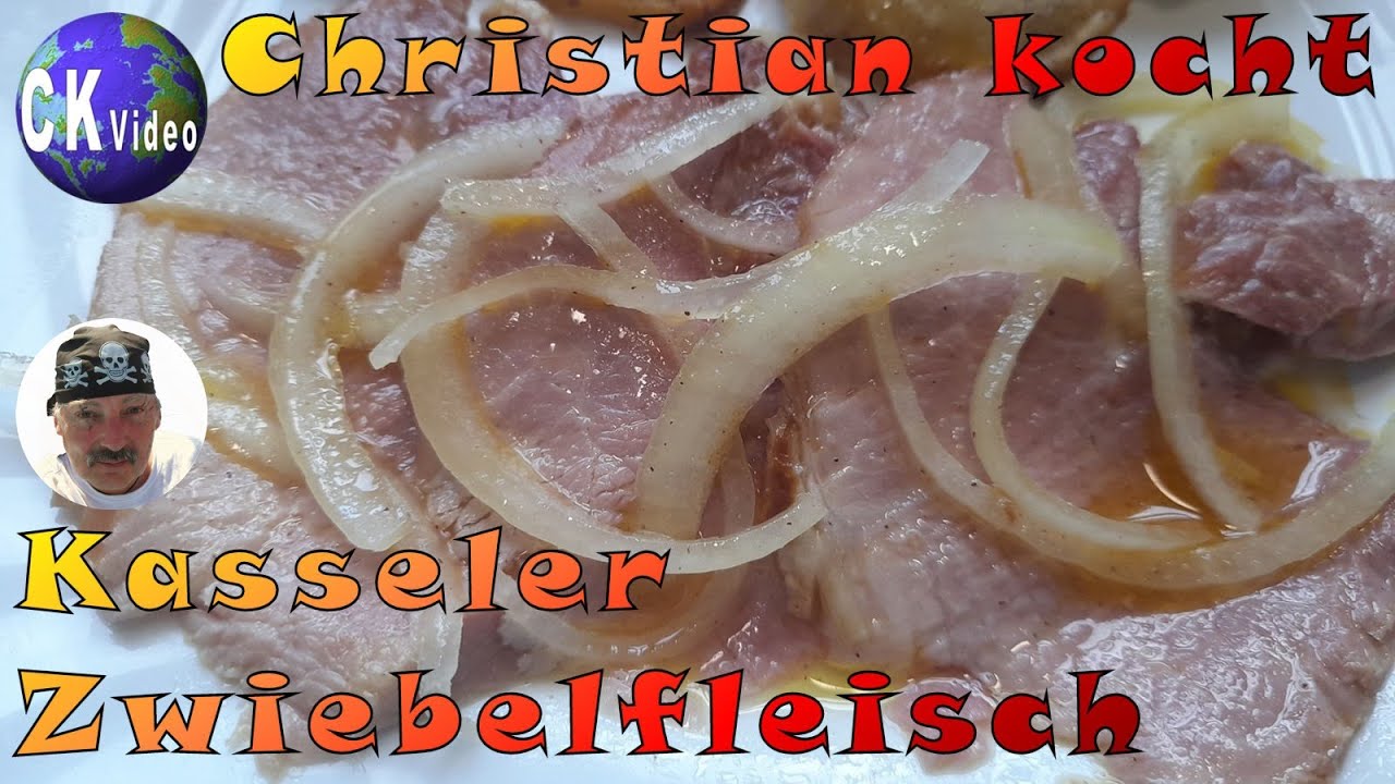 🍴Christian kocht🍴 Vlog #128 Kasseler 🧅Zwiebelfleisch🧅 aus der 🐖Schweinenuss🐖 saulecker!🐖