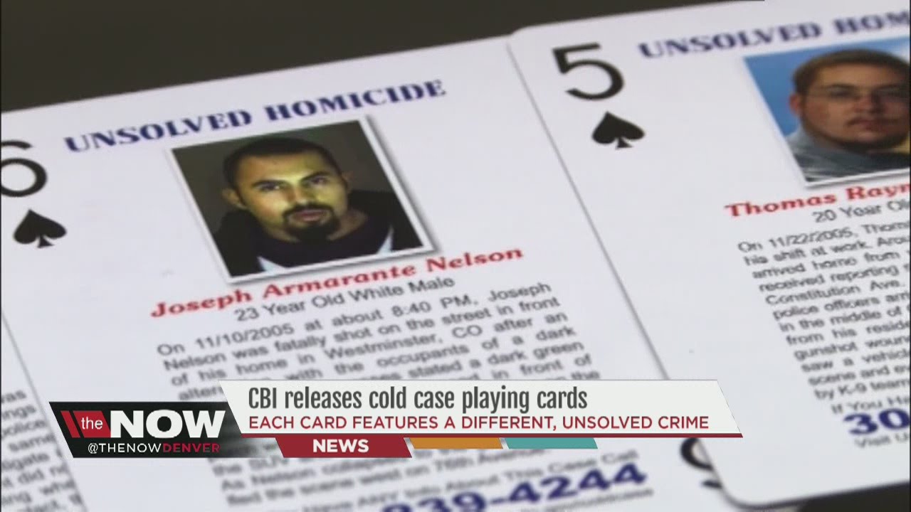 Colorado Bureau of Investigation releases cold case playing cards