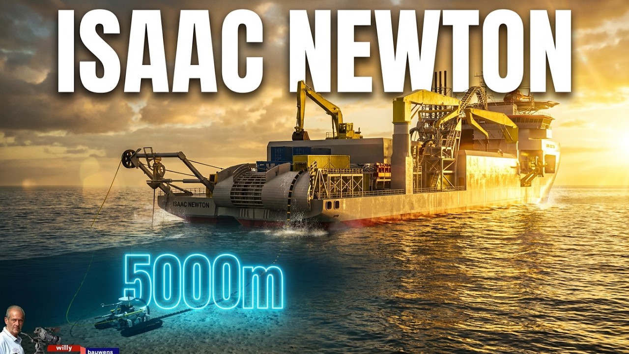 isaac newton jan de nul cable laying vessel
