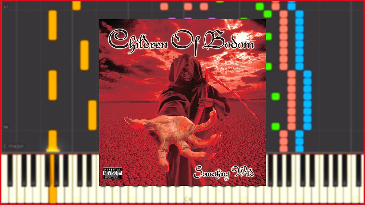 Children of Bodom - Lake Bodom (MIDI Cover / Tutorial) [Sheet Music for Piano & Guitar]