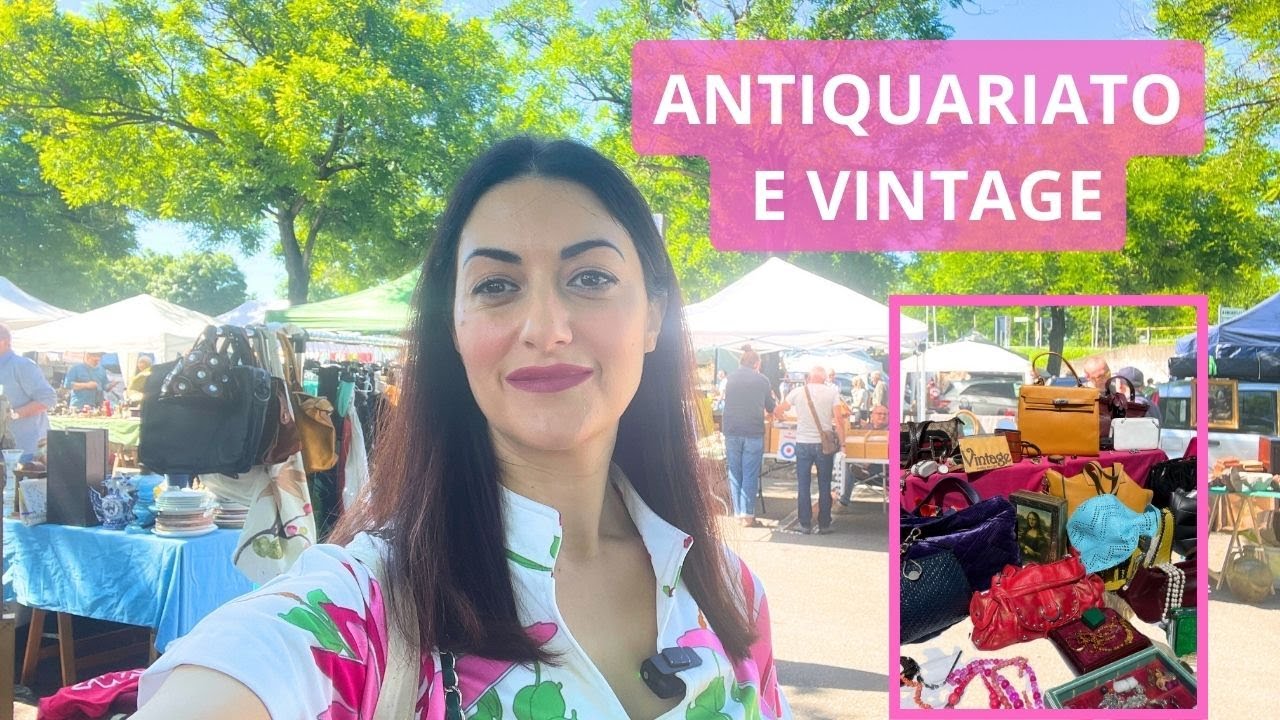 MERCATINO DI RONCADELLE: BIGIOTTERIA, MODA VINTAGE, ARTIGIANATO E TANTO ANTIQUARIATO - HAUL SHOPPING