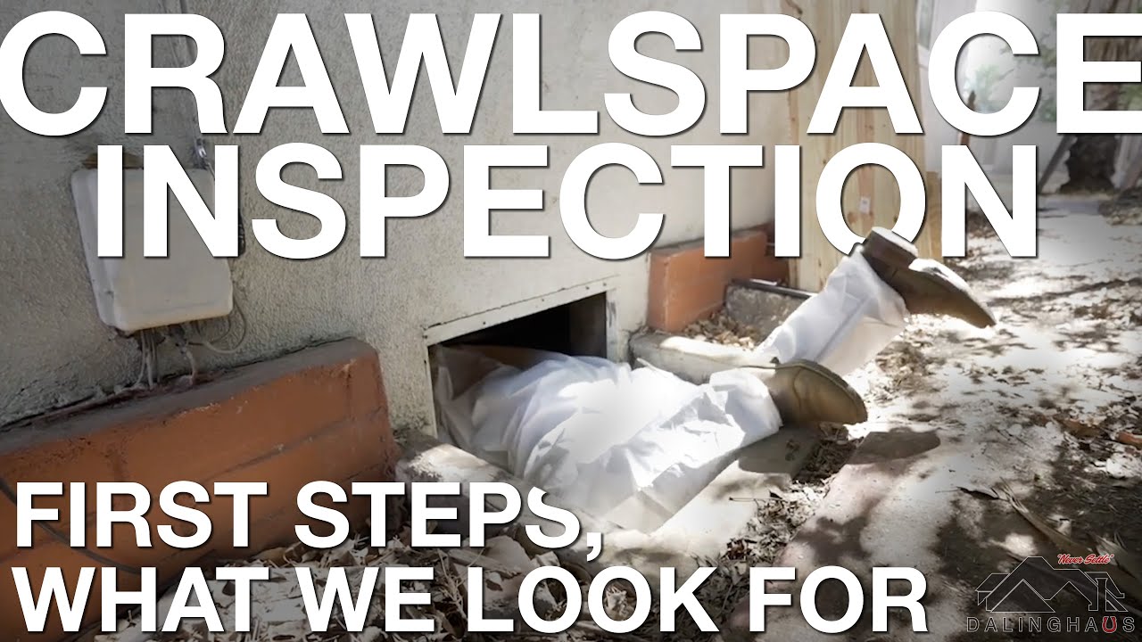 How We Inspect A Crawlspace Or Raised Foundation - For Foundation Repair