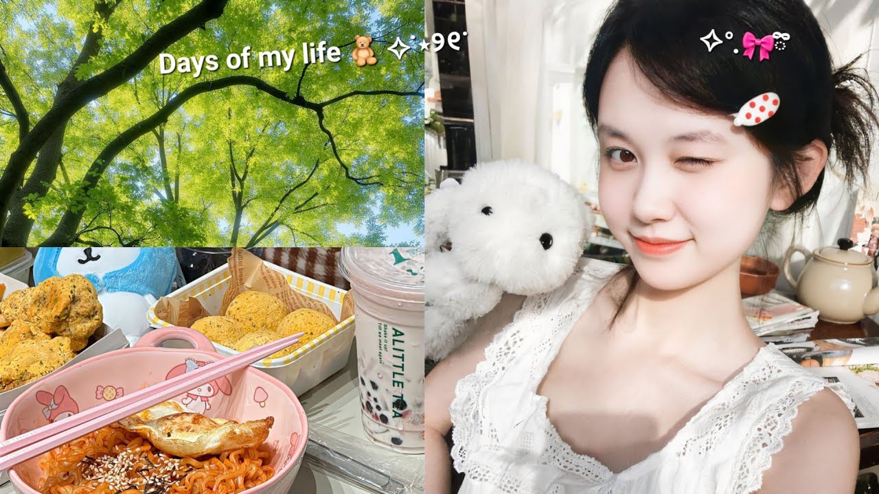 Vlog Của Sinh Viên Năm Hai #4 ˖𓍢🪞✧°.🎀ྀི | What I Eat In A Week As A University Student ✧˚ · . ✧
