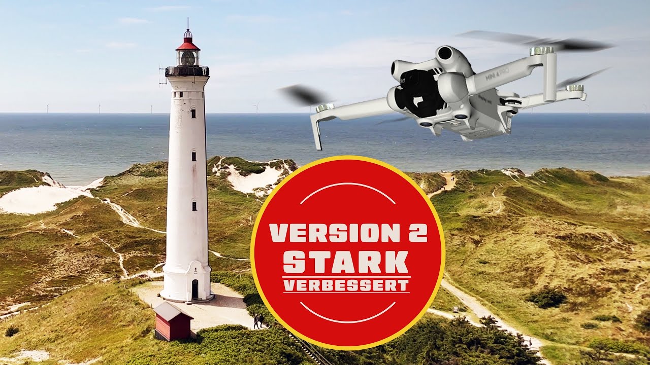 Dänemark Jütland Ringkjøbing Fjord DJI Mini 4 Pro Drohne Urlaub Nordsee Lyngvig Fyr Füchse Ræve Fox2