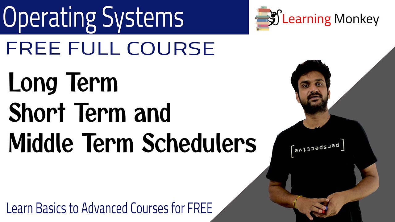 Long Term Short Term and Middle Term Schedulers || Lesson 13 || Operating Systems || Learning Monkey