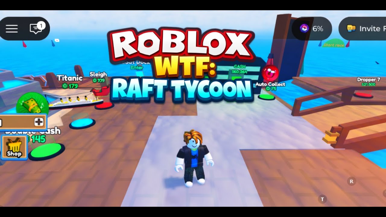 Roblox: Raft Tycoon เล่นให้เด็กมันดู EP-1