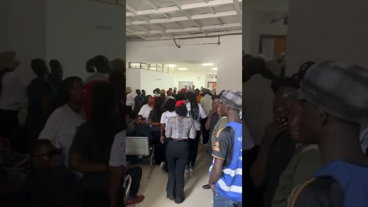 Ken Agalo body to leaves Coptic Hospital for funeral church service at Guadalupe