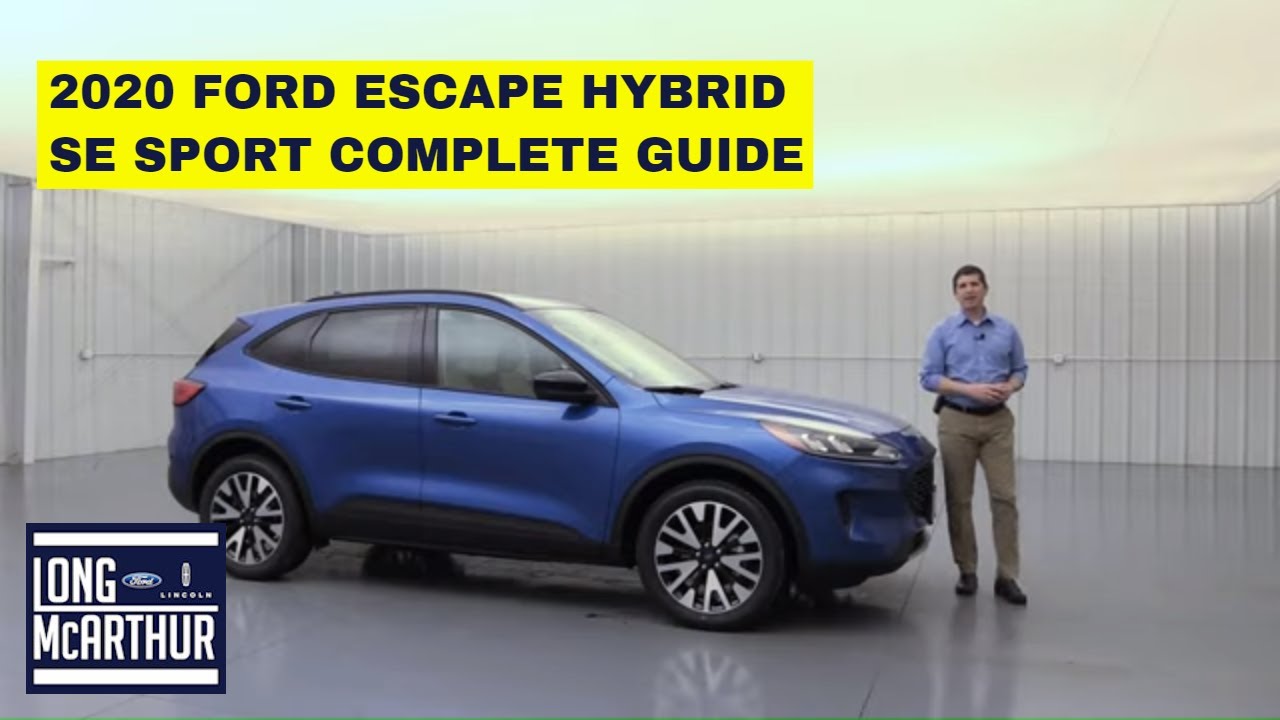 2020 FORD ESCAPE SE SPORT HYBRID ПОЛНОЕ РУКОВОДСТВО