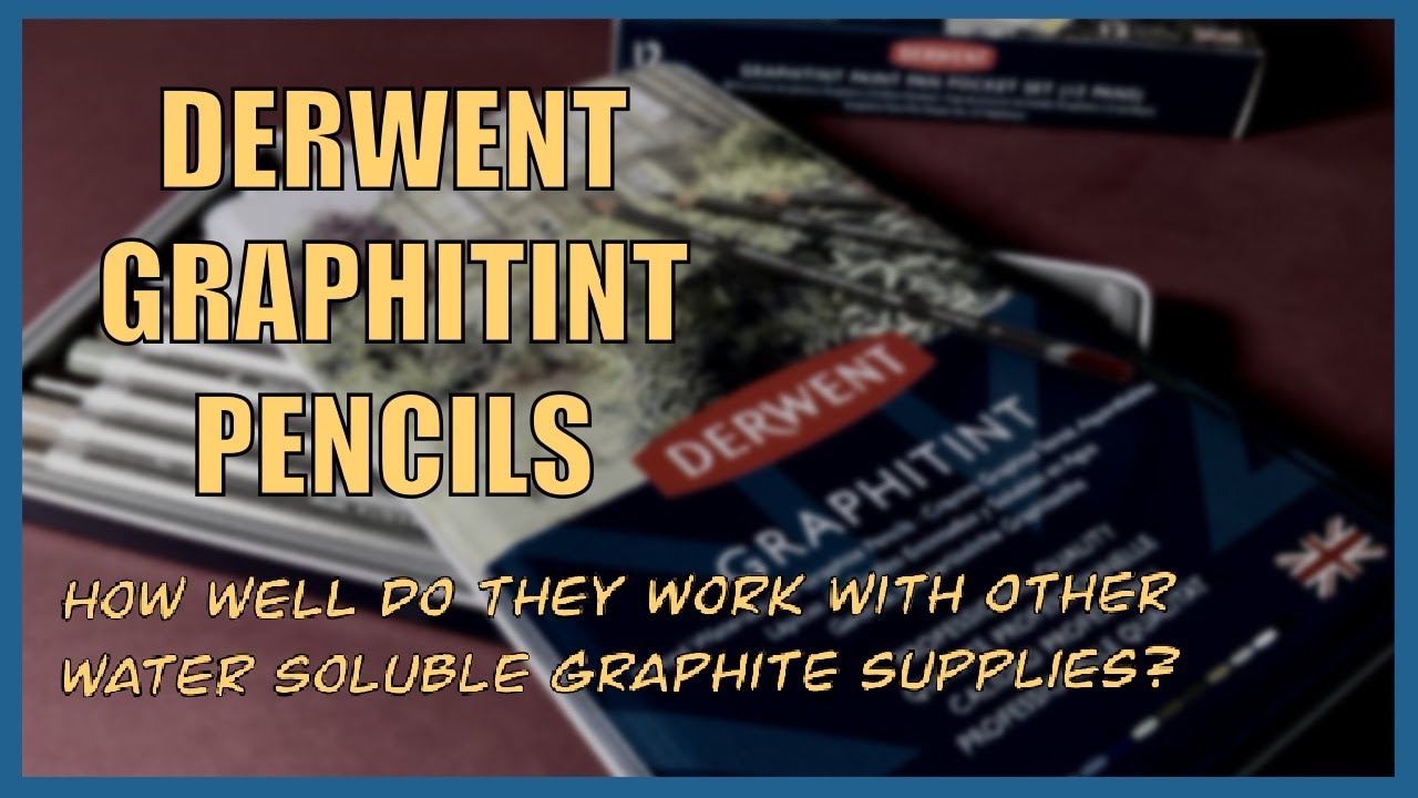 HOW TO USE  Derwent graphitint pencils and review!