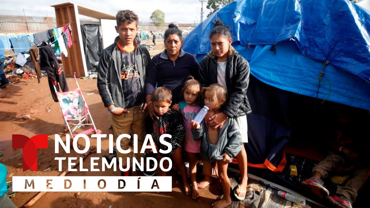 Migrantes varados en Tijuana siguen a la espera de un asilo | Noticias Telemundo