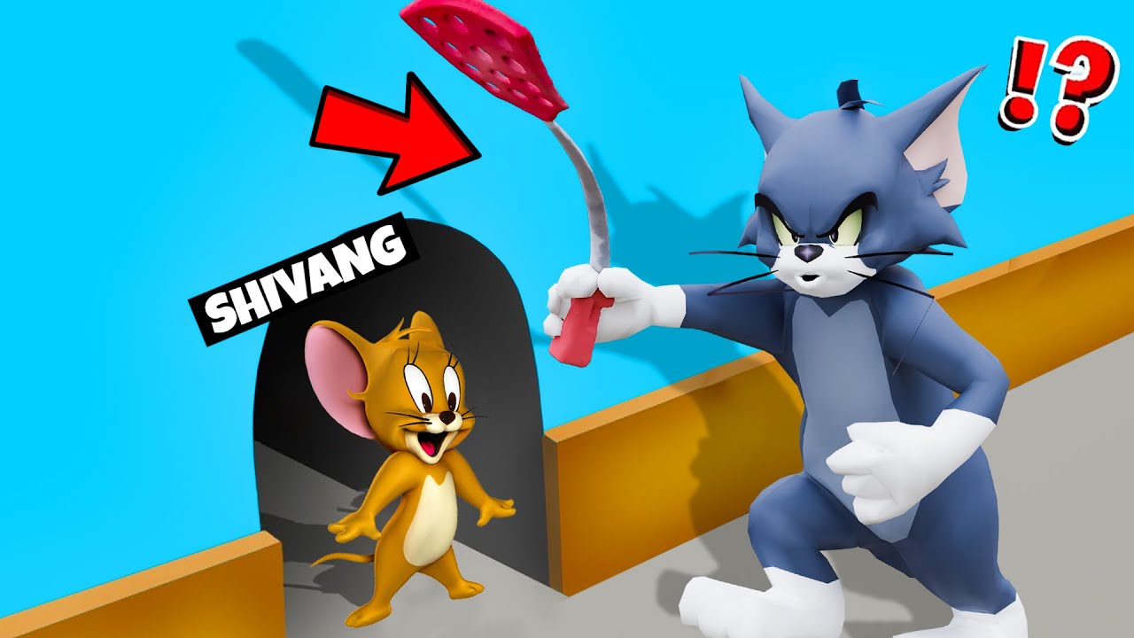 TOM TRIED TO CATCH JERRY 😂 IN RATTY CATTY GAME !!