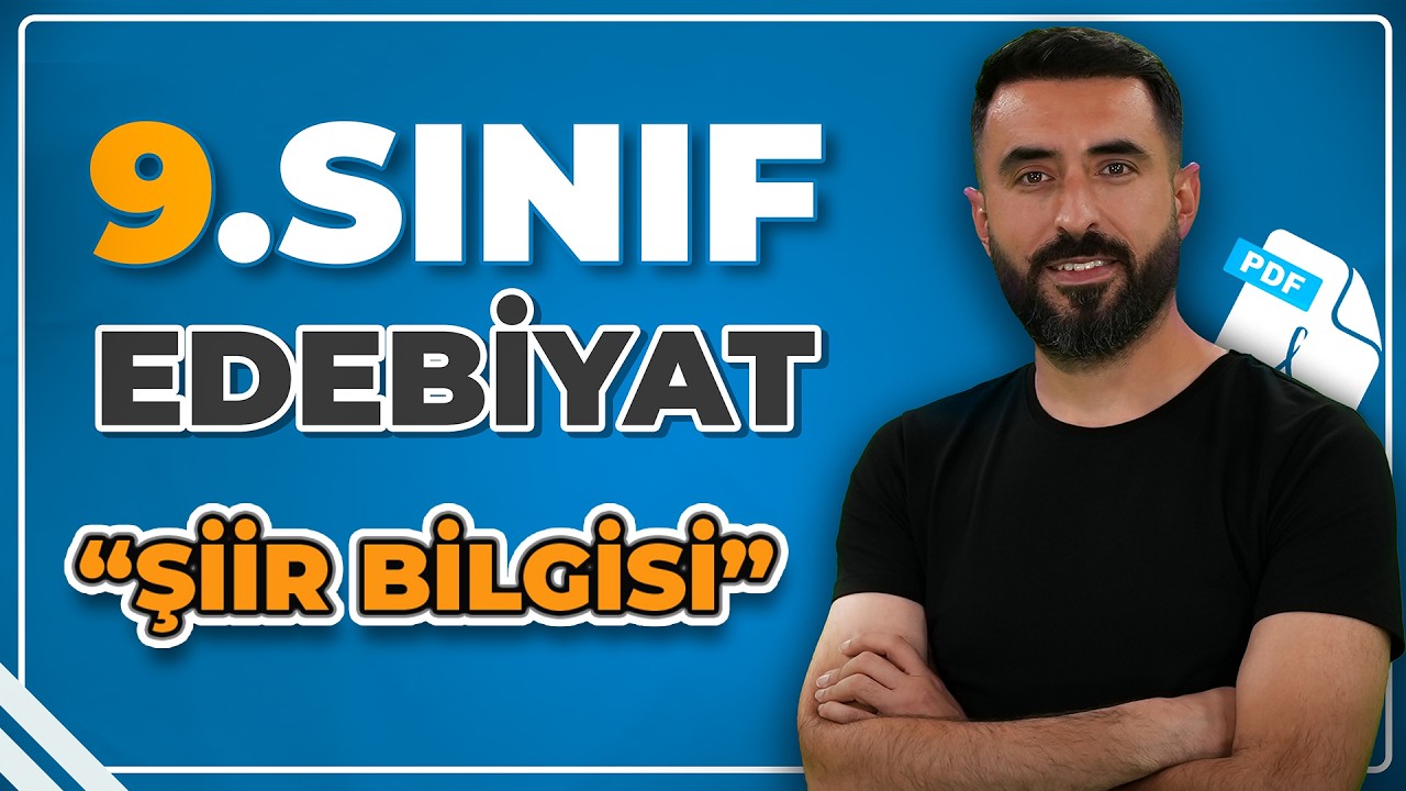 ŞİİR BİLGİSİ: Nazım Birimi, &Ouml;l&ccedil;&uuml;, Kafiye Şeması / 9.Sınıf 3.Tema Anlamın Yapı Taşları / Deniz Hoca