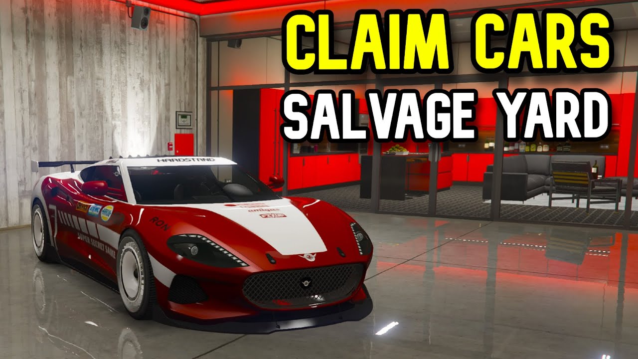 Gta 5 How to claim cars with the salvage yard business