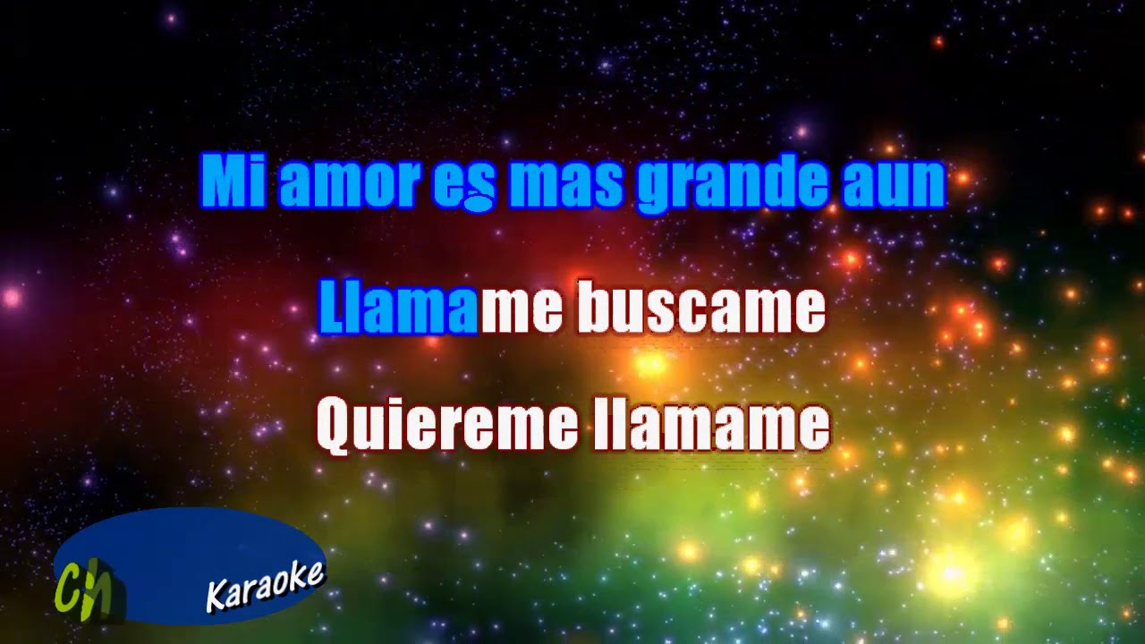 America Pop Llamame Karaoke