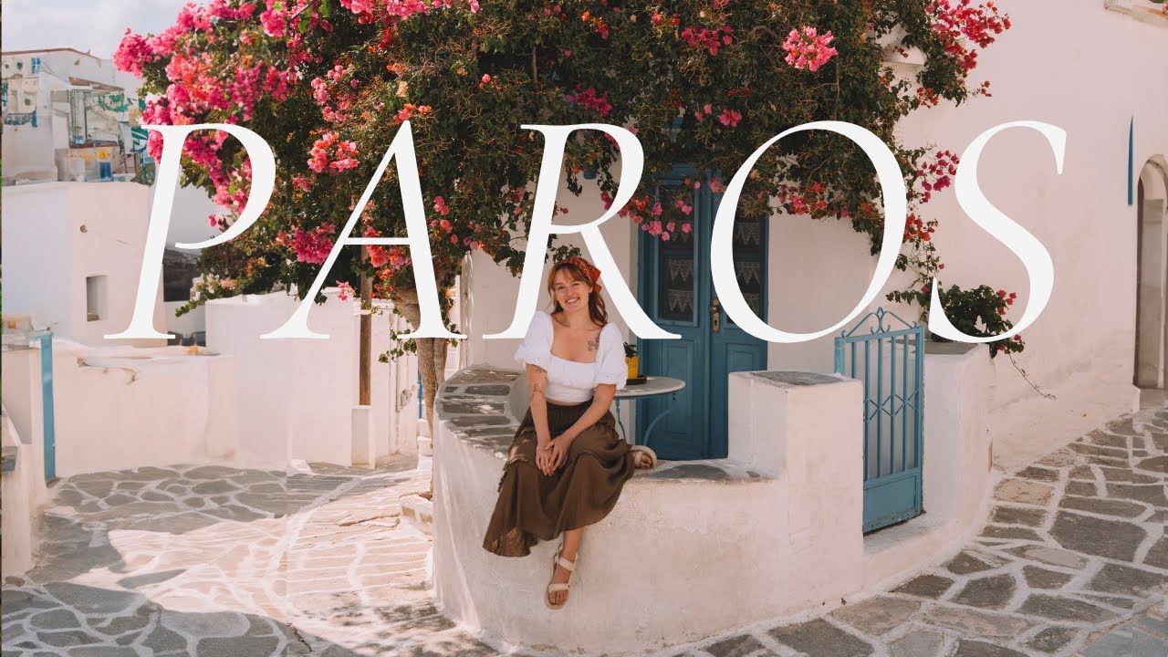 The Best Greek Island to Visit in 2024 🇬🇷 Paros Travel Vlog