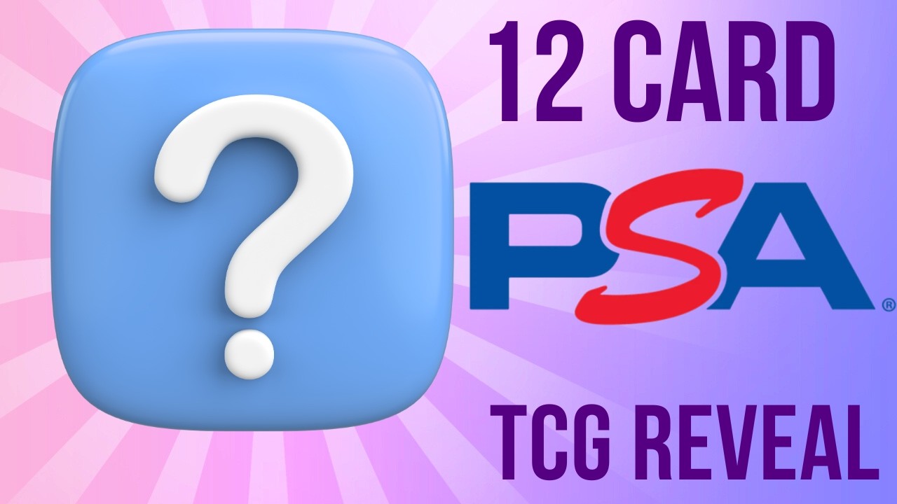 12 Card TCG PSA Grading Reveal from Gamestop