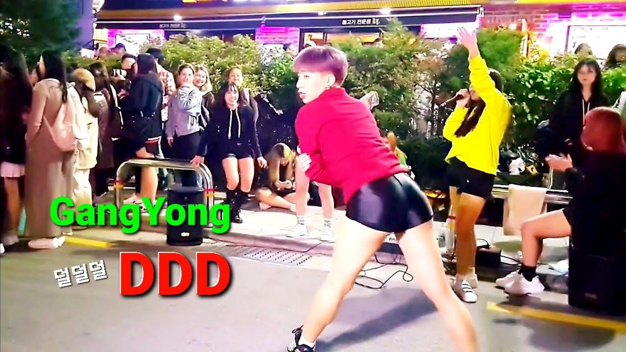《EXID_#DDD》 RedCrew#레드크루 GangYong#이강용 이엑스아이디#덜덜덜 2018.10.07 Hongdae Busking 홍대버스킹 #SnowHorse