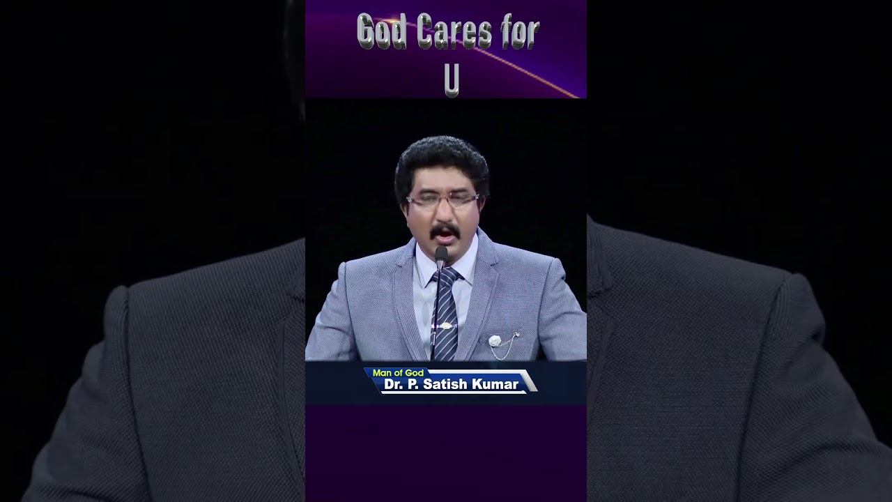 God Cares For U || English Christian Short Message | #drsatishkumar |  #calvarytemple |