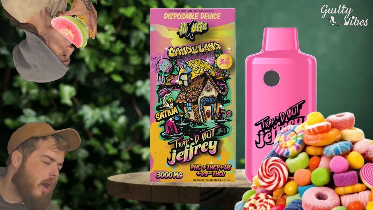 HiXotic Trap'd Out JEFFREY 3g THCA Dispo (Candyland)