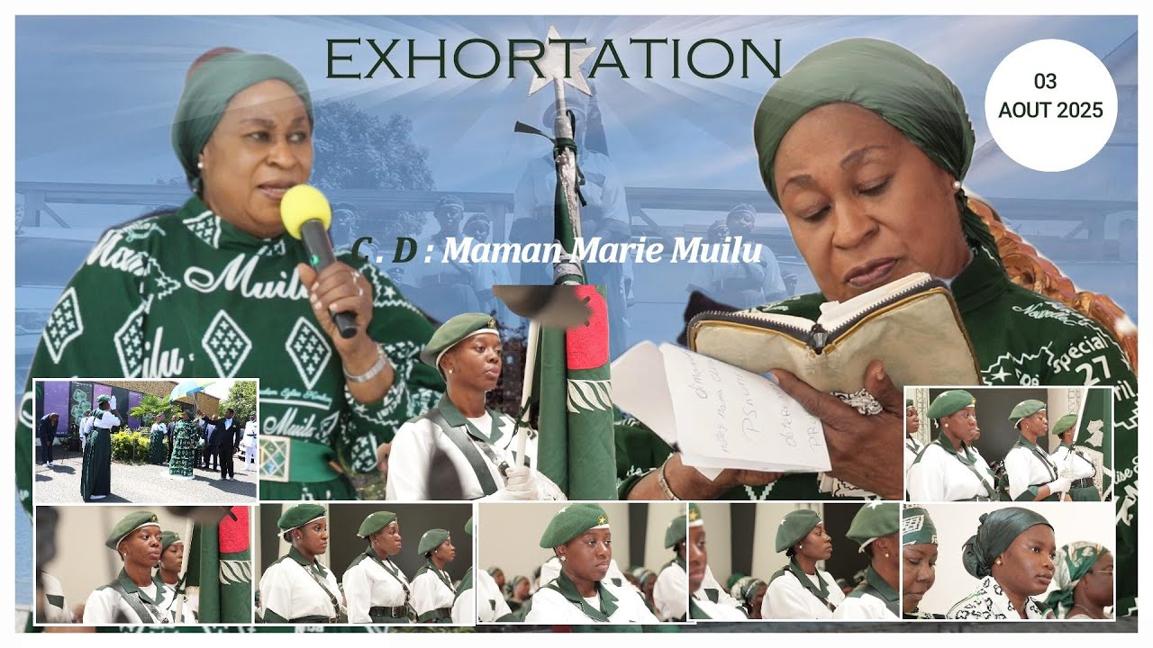 Message Dominical de Maman Marie MUILU DIANGIENDA  03 AOUT 2025 à la paroisse de paris Saint-Ouen