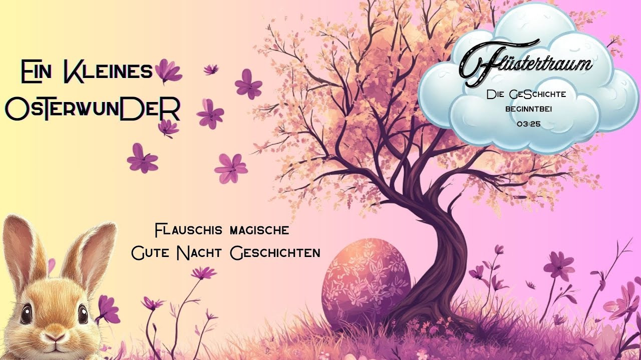 Gute Nacht Geschichte für Kleinkinder mit Abend- und Wiegenlied-Ein kleines Osterwunder-Folge 10