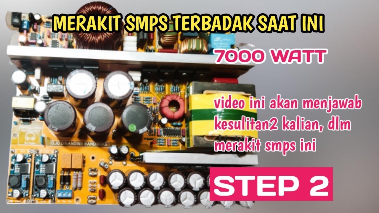 MERAKIT SMPS FULLBRIDGE PFC 7000W PART 2