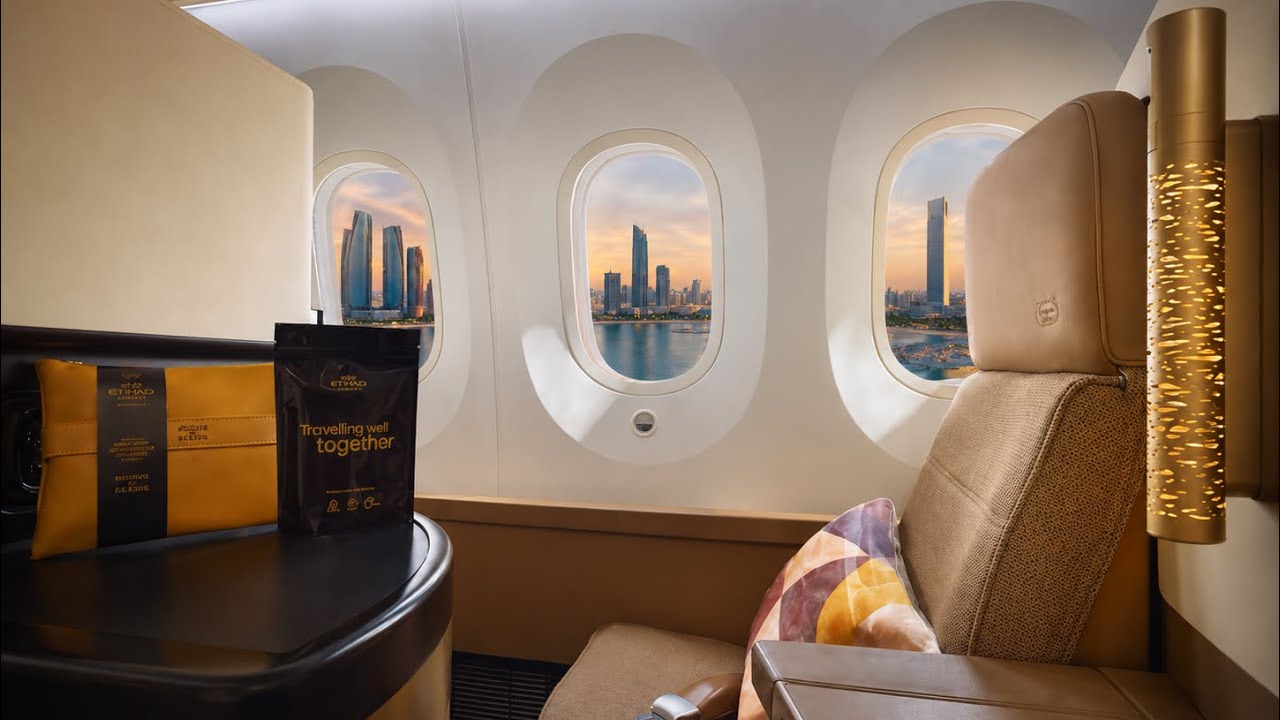 ETIHAD AIRWAYS BUSINESS CLASS | 9 Hours of Pure Luxury from Abu Dhabi to Bali B787 SUBTITLES