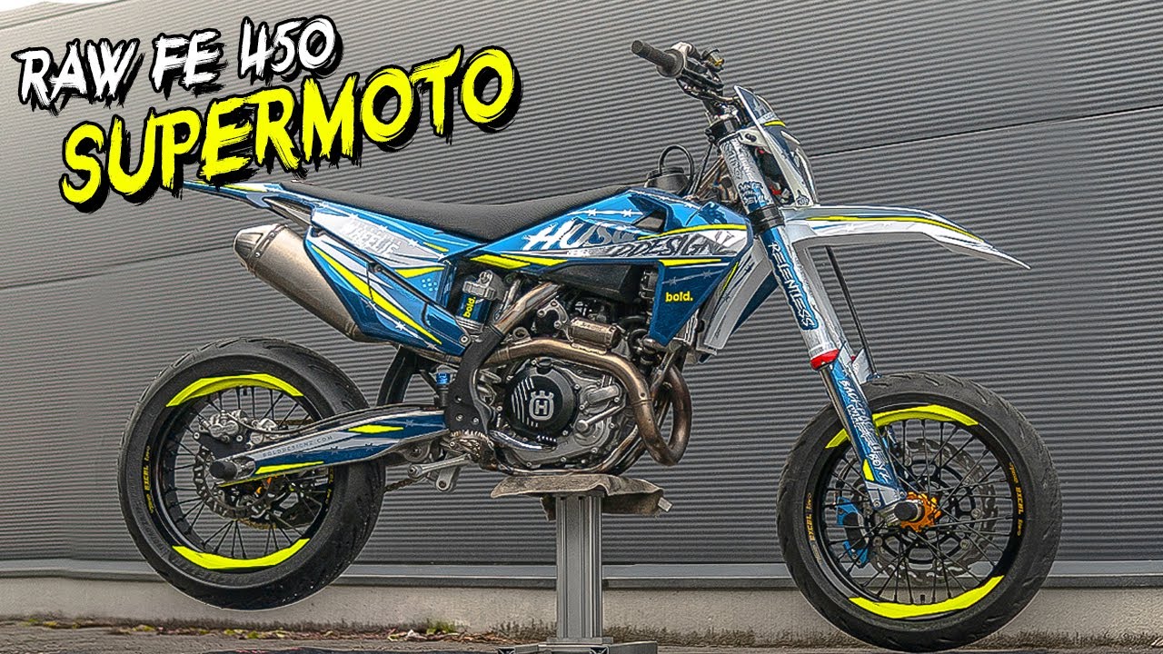 Сборка супермото без реального плана | RAW FE 450!