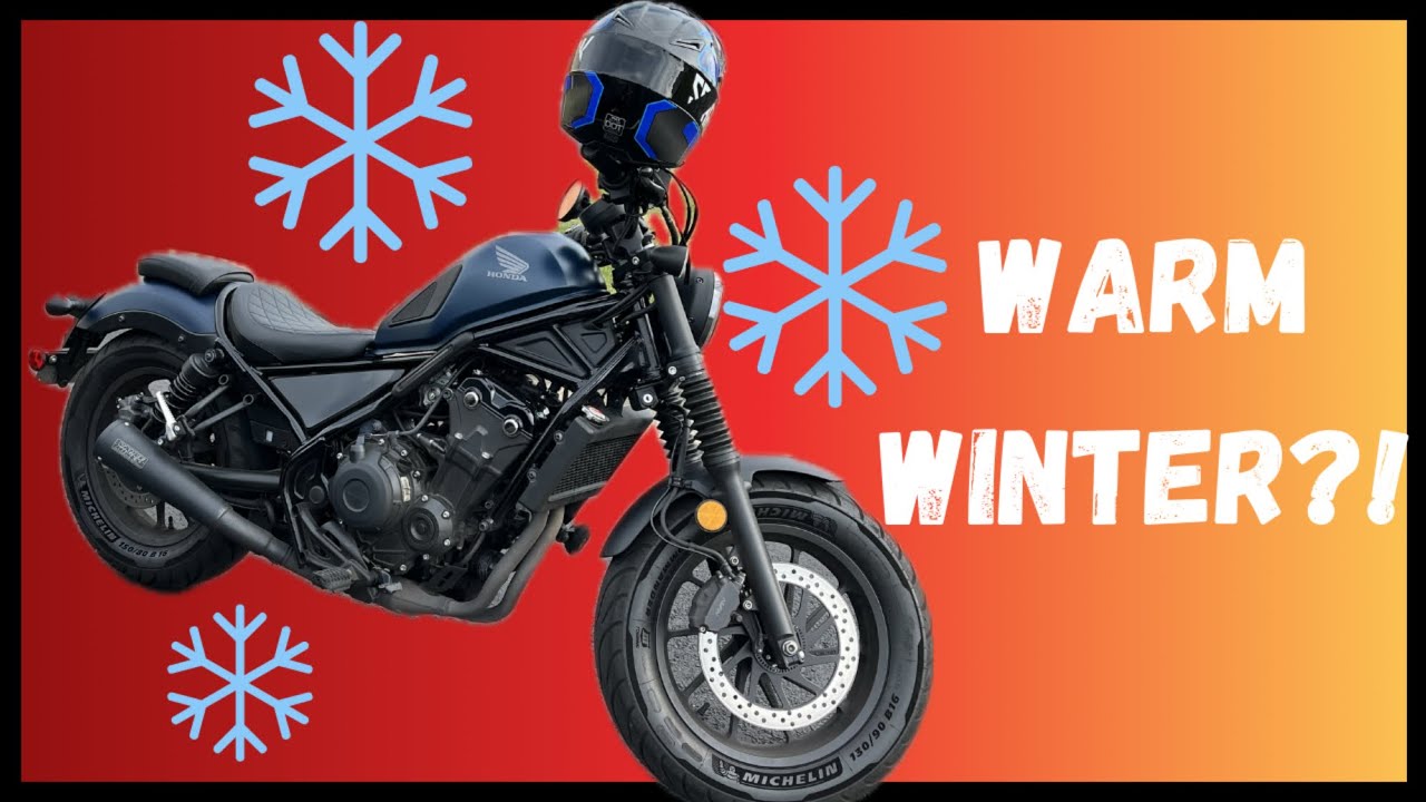 Езда на мотоцикле в декабре в теплую погоду?! #hondarebel500 #зимняяезда #rebel500