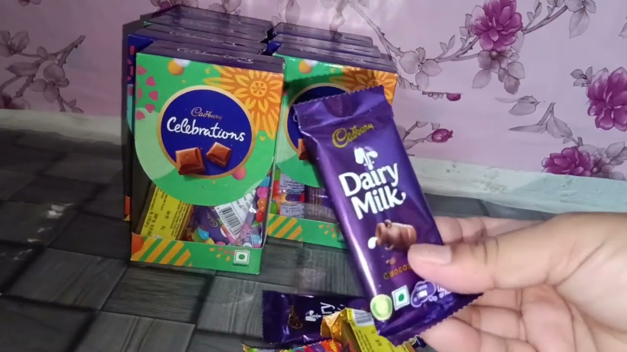 Unboxing Cadbury celebration gift pack full box 🎁#unboxing #asmrunboxing #viralvideo