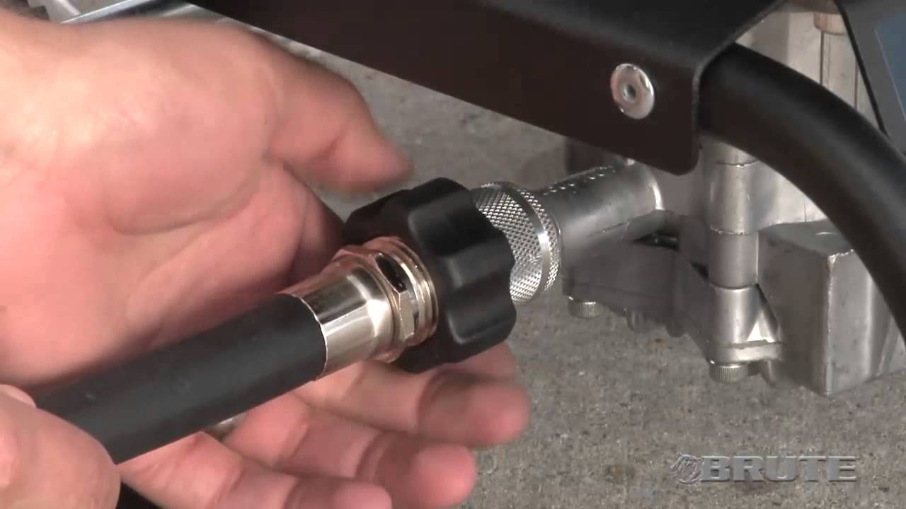 Brute Pressure Washer Setup
