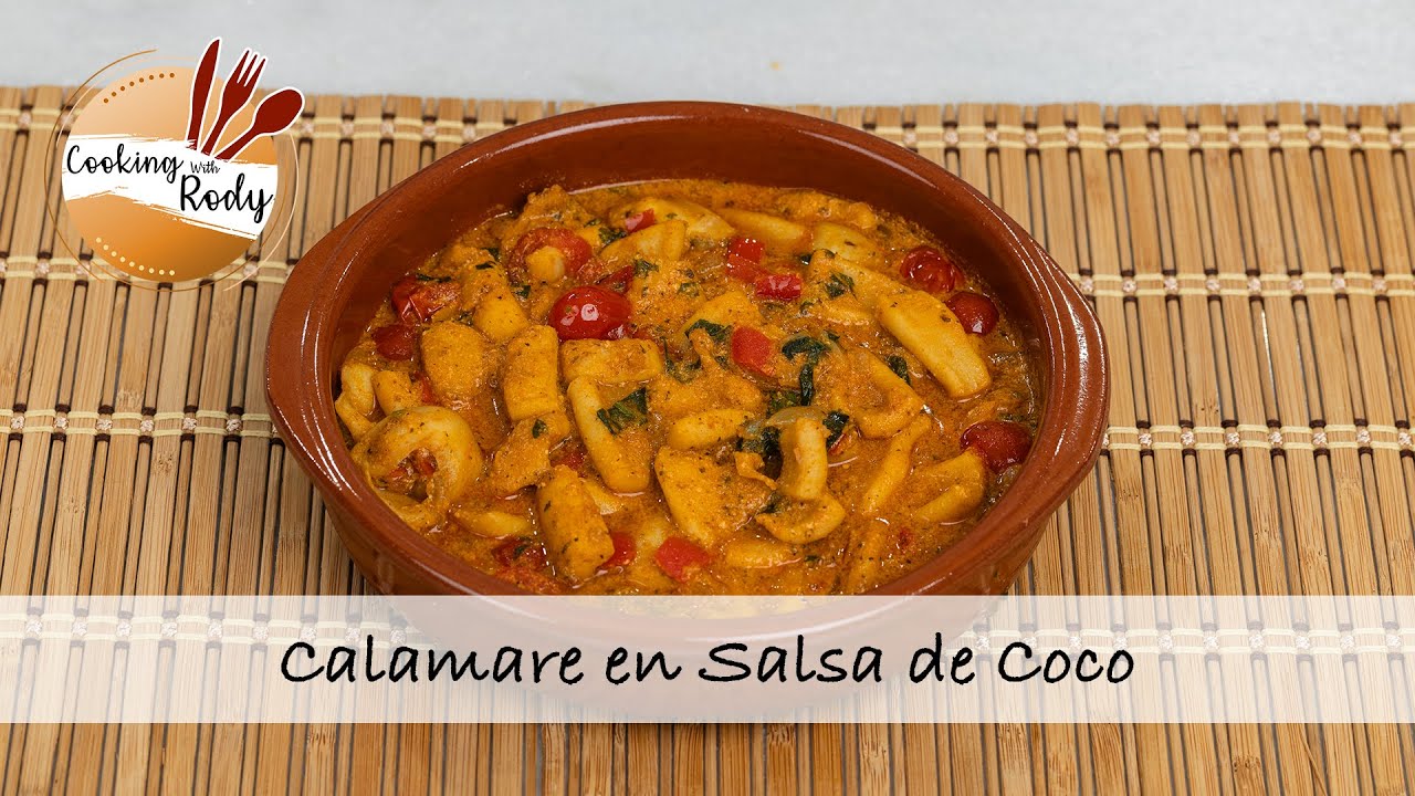 Calamares en Salsa de Coco
