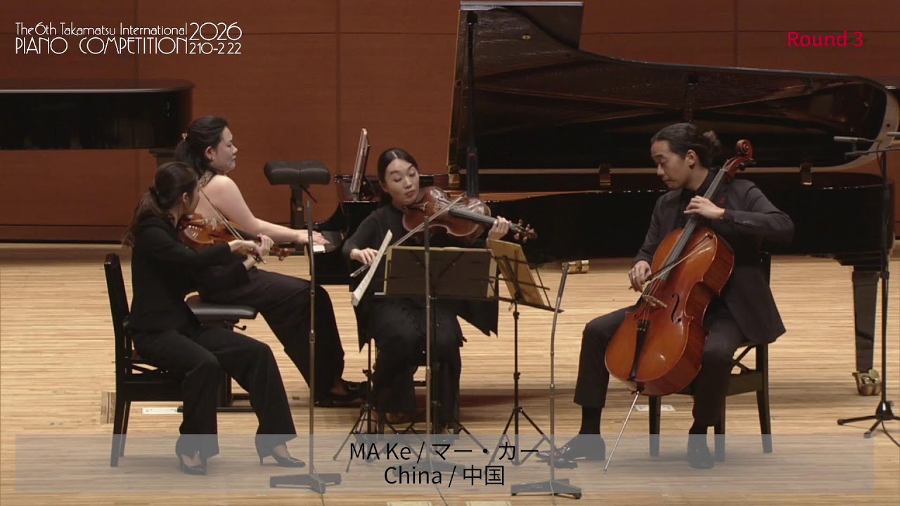 The first day of Round 3 of the 6th Takamatsu International Piano Competition.