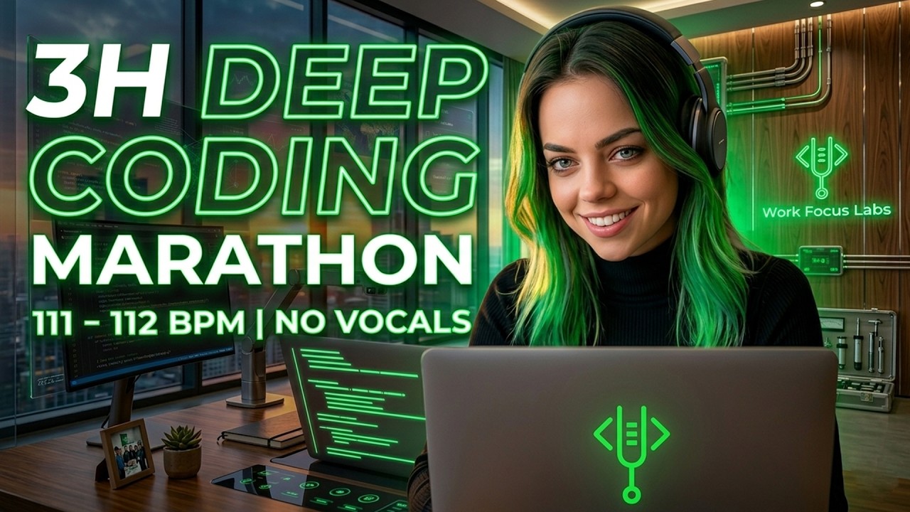 Deep Coding Marathon | The 111BPM Flow State Protocol | No Vocals